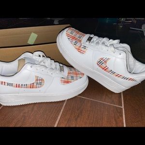 Custom Burberry Nike AF1